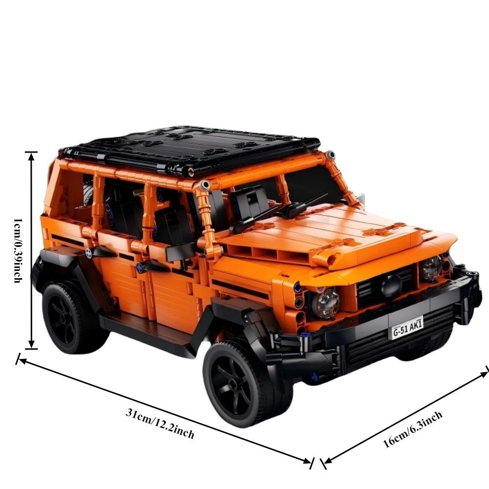 Technical racing car model building block Technology 1:14 DIY Supercar building block puzzle toys Children and Adults DIY gifts