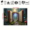 Fantasy Book Theme Backdrop, Magical Forest Path Photography Background