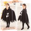 Brightlara Halloween Cosplay Costume for Kids, Ghost Poncho, for Girls and Boys, Kidscos02-BK-100