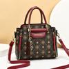 Women's Handbag Fashionable Printed Large Capacity Shoulder Bag Classic Retro Commuting Crossbody Bag