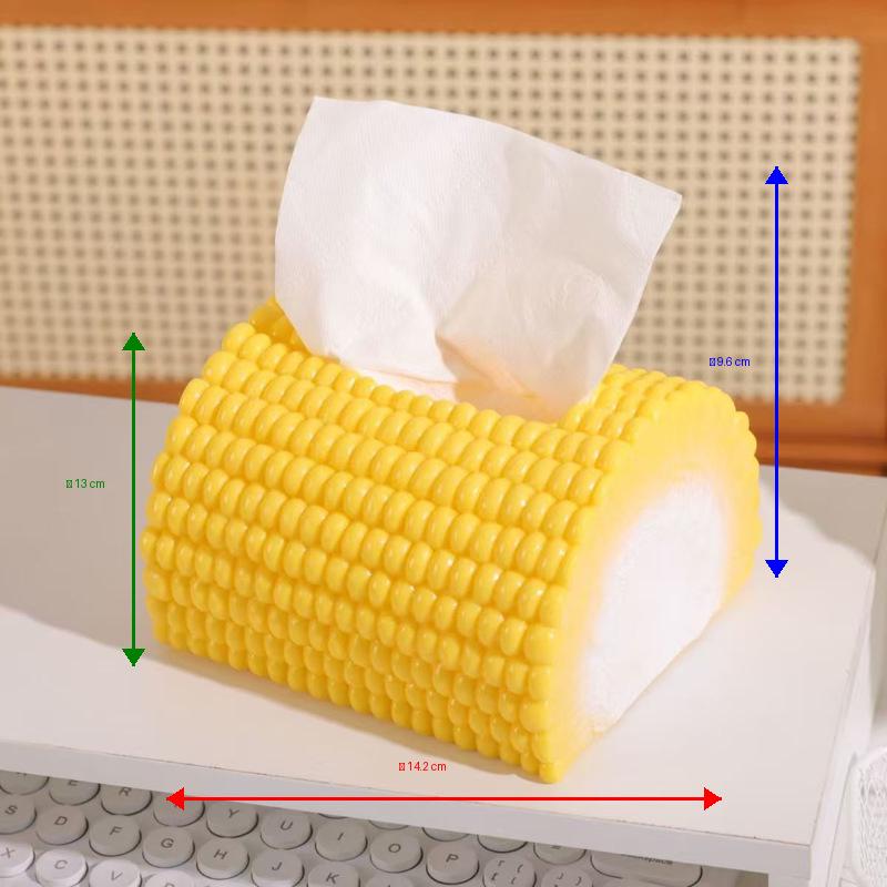 2026 Cute Cartoon Silicone Tissue Box and Ornament for Living Room