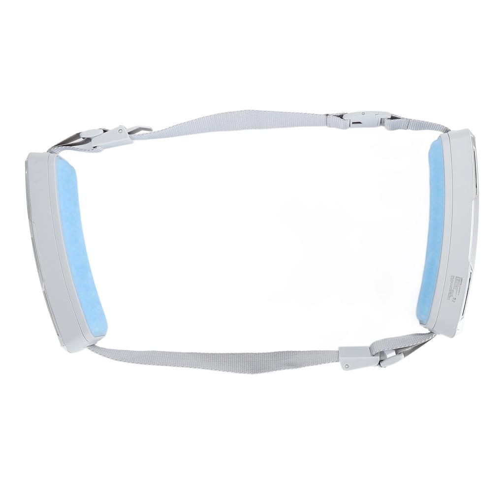 Wearable Waist Fan Multifunctional 3 Speeds Adjustable Ice Compress Efficient Wide Angles Belt Fan