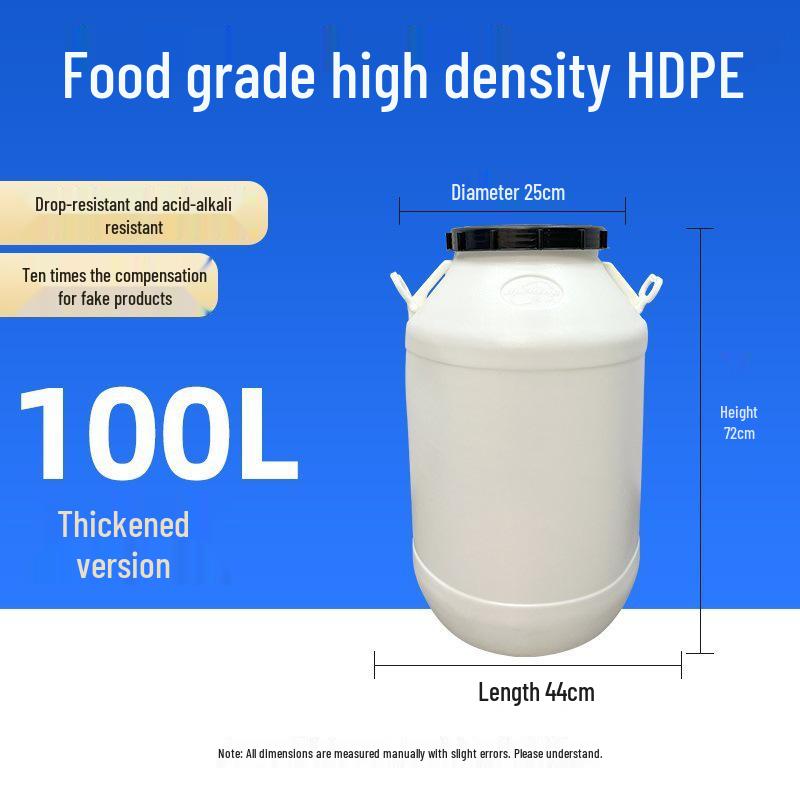 Multifunctional Square Food Grade Plastic Bucket: Composting, Water Storage, Fermentation, Oil Drum, Honey Seal, Chemical Use.