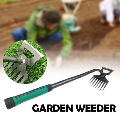 5/6/11 Tines Gardening Hand Weeder Tool Multifunctional Hand Weed Remover Grass Root Removal Tool for Backyard Courtyard