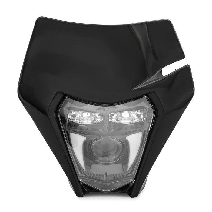 Phare LED + plaque pour KTM 525 EXC / EXC-F SW3 noir