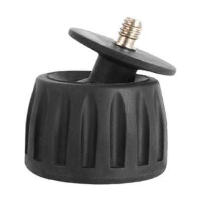 Anti Skid Rubber Tripod Replacement Feet 1/4 3/8 Thread Screw 360 Degree Rotating Base for Photography Equipment