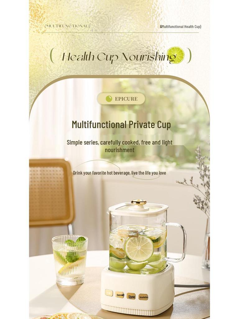 Wow Multifunctional Mini Glass Teapot: Automatic & Convenient for Home and Office