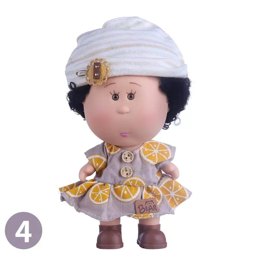 Latest 18Cm Bean Eye Cute Vinyl Doll For Kids Diy Companion Doll For Kids Good Gift Nice Decor Safe Use For Children