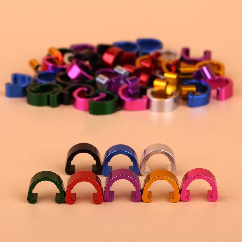 For Shifter Cable MTB Bike Bicycle C Clips Fixed Tubing Clips C Shape Buckle Fixed Clamp Clips