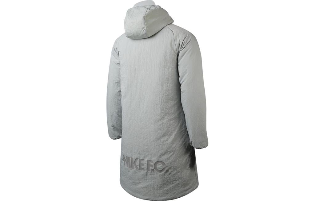 Nike Parka Coats Men's Gray Hooded Moderate