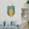 Yellow Macrame Wall Hanging 11.81x 23.62in Boho Tapestry Wall Art  for Apartment