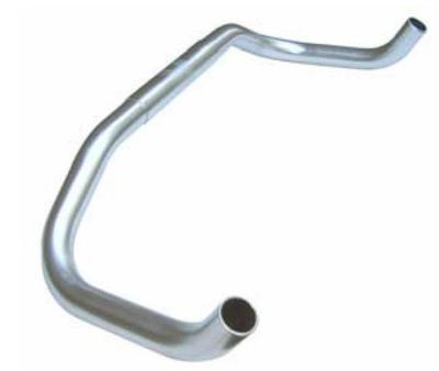 NITTO Drop Silver RB-021 Handlebars, 380x26.0mm, 26.0mm, 380mm,