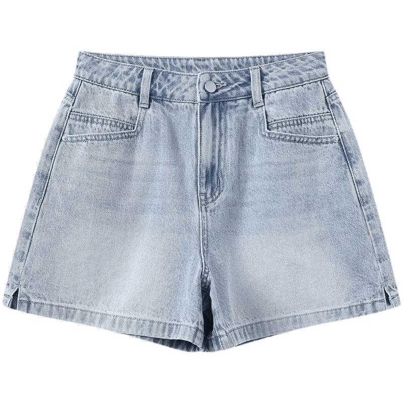 TonLion Women s Split Hem Denim Shorts 27