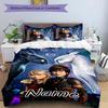 3pcs Toothless Cover Set - Personalized Name, HD Printed Bedding with 1 Cover and 2 Pillowcases - Perfect for Home Decor, Easy Care