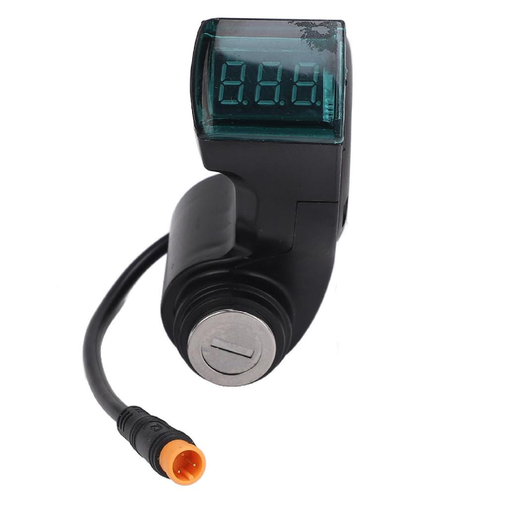 Electric Scooter Handle Switch Lock 3 Pin Waterproof Handlebar Switch Lock with 2 Keys for  M5