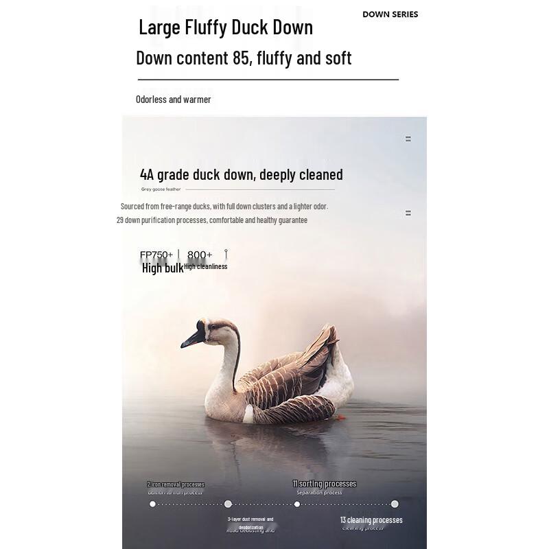 MUSHILANG Men's 85% Duck Down Winter Warm Straight-Leg Pants