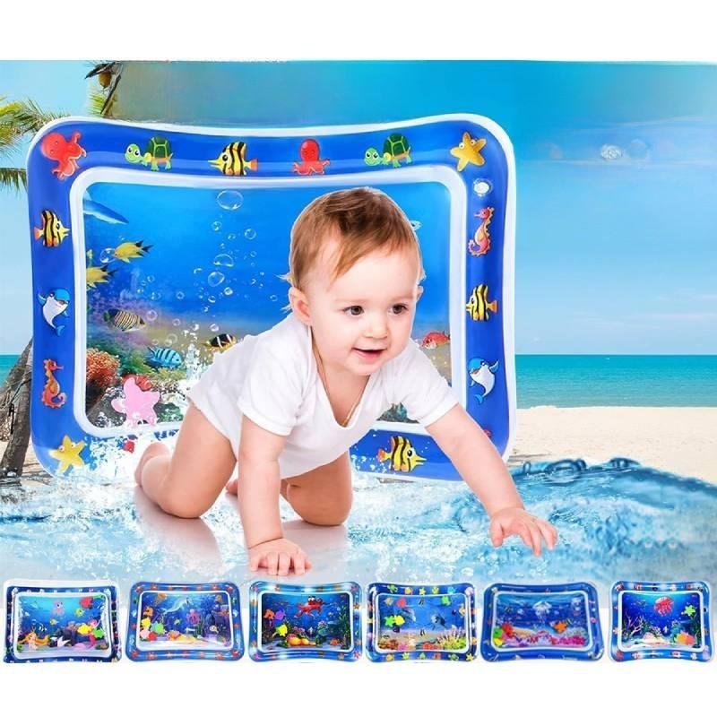Inflatable Baby Water Play Mat With Refillable Pvc For Crawling Development And Baby Gift