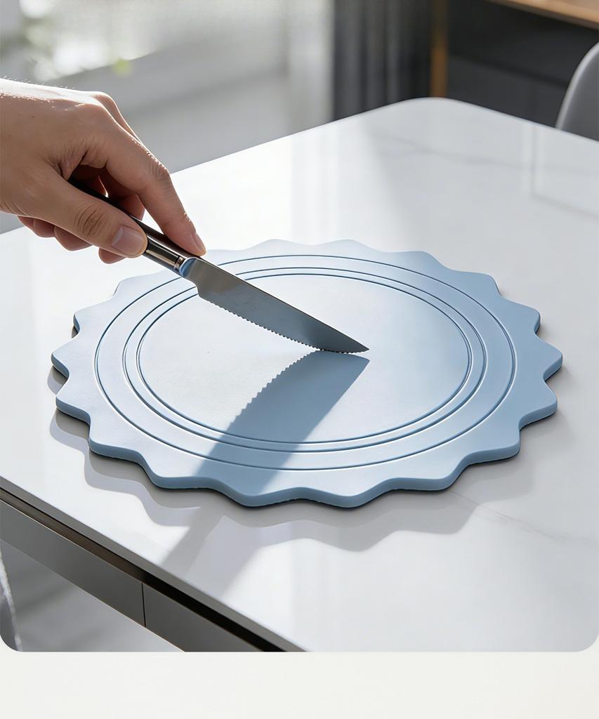 Silicone Tea Cup Mat Bowl Mat Dining Table Insulation Mat Vegetable Dish Mat Home Dining Mat High-end Anti Scalding Clay Pot Mat