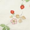 Nishikawa Wedgwood Down Half Blanket, 150x100cm, Washable, 50% White Duck Down, Wild Strawberry Pattern, Soft, Made In Japan, Green, AA77600003