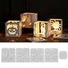 Reusable Silicone Coffin Mould Halloweens Decorations for Lanterns Candle and Crafting Projects
