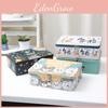 Iron Lockable Compact Storage Box For Toys Cosmetics Home Organization Gift