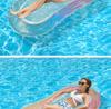 Inflatable Summer PVC Floating Bed with Sunshade and Backrest