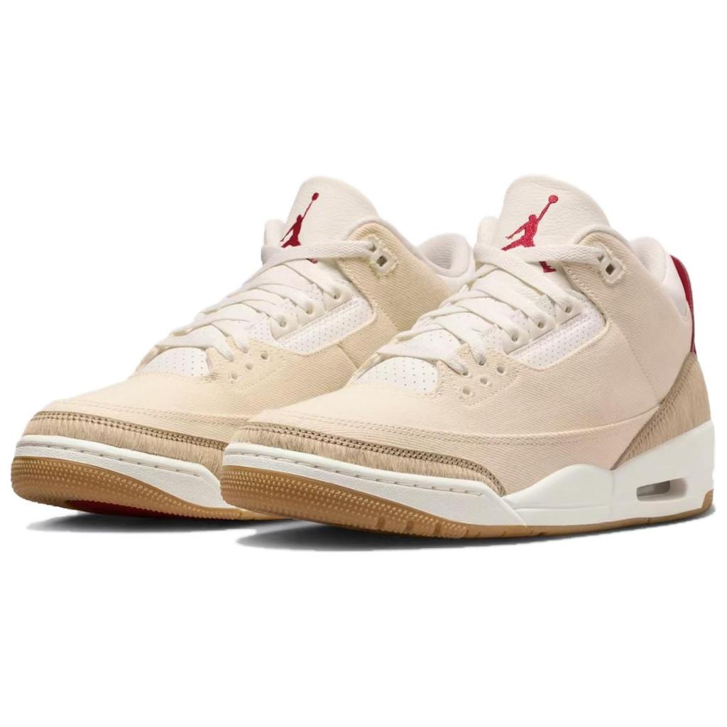 Jordan Air Jordan 3 Vintage Basketball Shoes Men's Beige Red IR0910-400