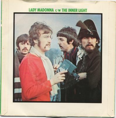 7-Zoll Schallplatte BEATLES - Lady Madonna c/w The Inner Light R5675 Parlophone, ca. 1976 UK Rock Gebraucht