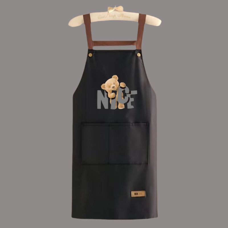Oil and Water Resistant Apron for Household Kitchen - Summer Version waterproof oil-proof