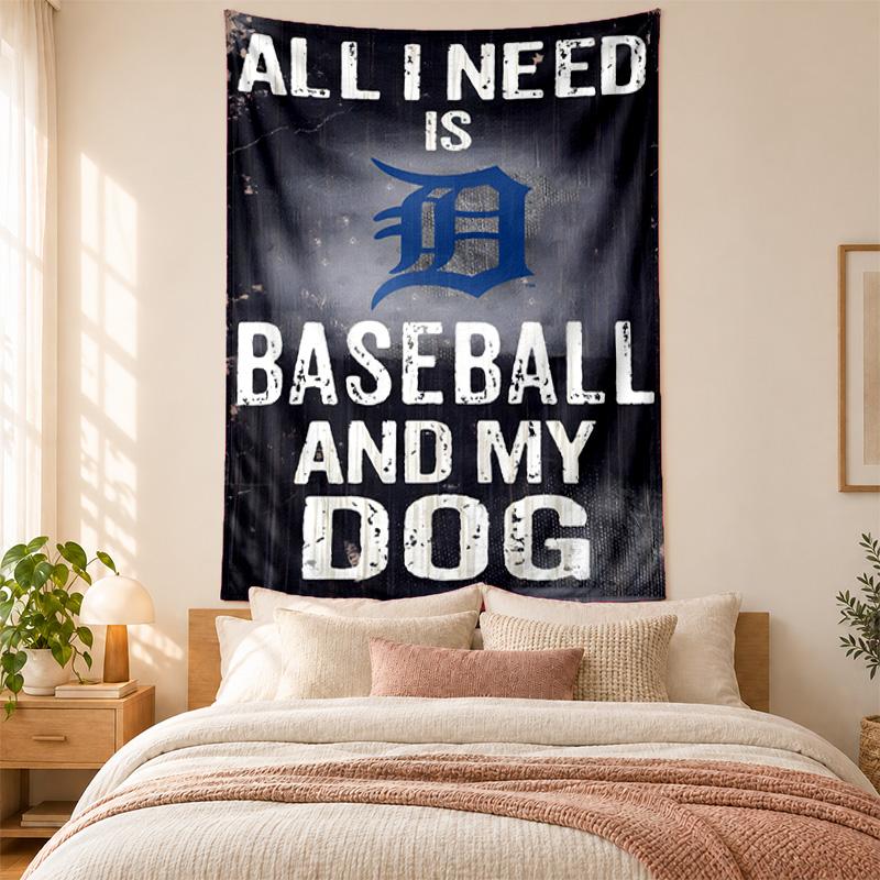 Detroit Tigers Tapestry Highquality for Decorating Living Room Bedroom Dorm Walls Ideal As Bedroom Wallart Orholiday Gift