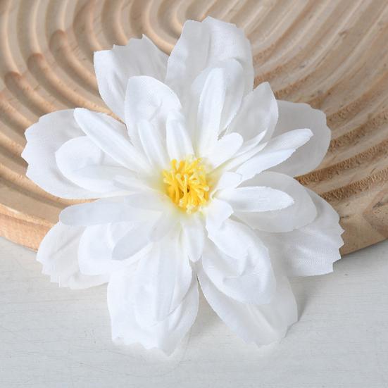 20 Pcs Fake Flowers Heads Artificial Faux Silk Flower Head Bulk for DIY Crafts Wedding Bridal Party Baby Shower Home Decoration