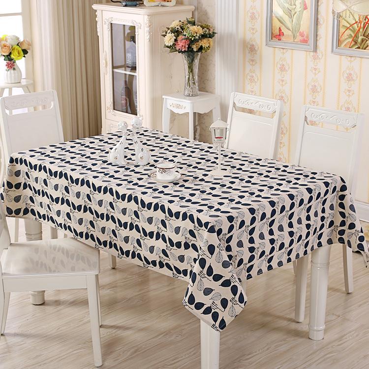 Small Fresh Fabric Cotton And Linen Tablecloth, Creative Striped Pattern Rectangular Coffee Table Tablecloth Dining Table Cloth Yiwu