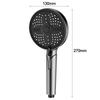 5 Modes Adjustable Water-saving Sprinkler High Pressure Shower Sprayer  Bathroom Accessories