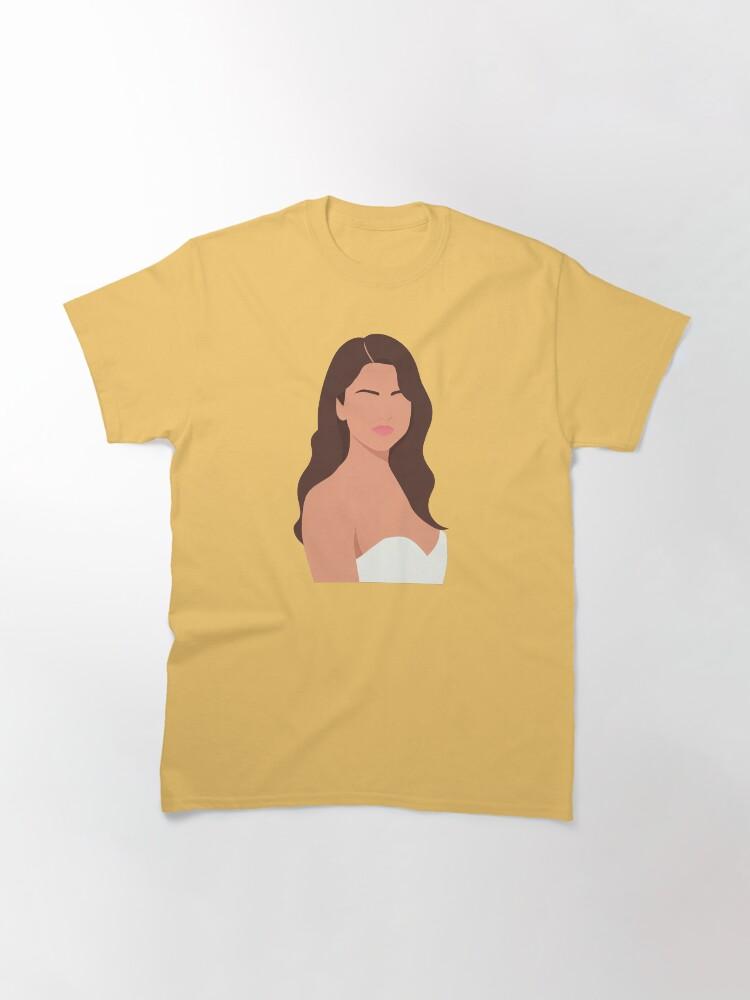 Selena Gomez Lineless Illustration Classic T-Shirt
