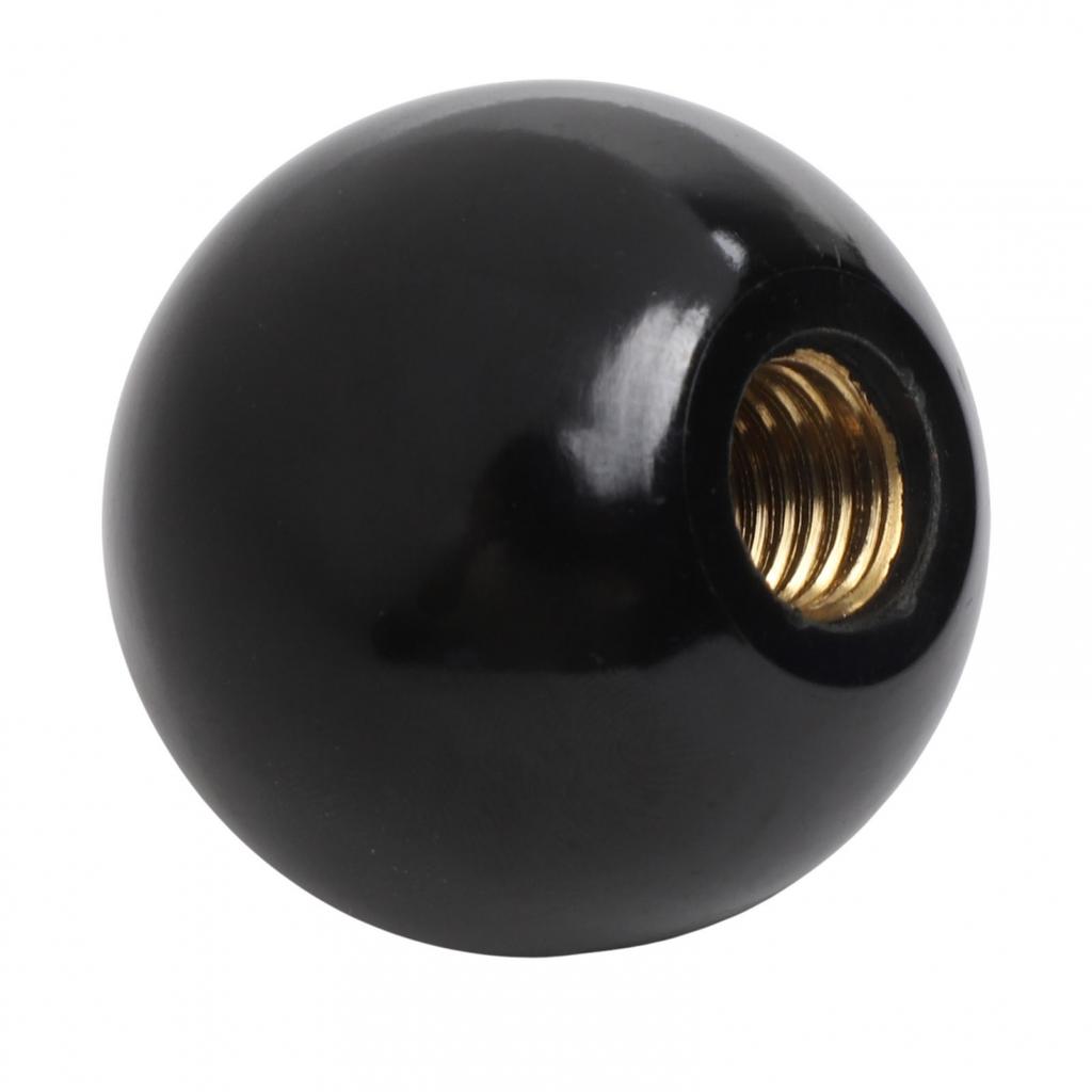 Bakelite Lever Knob Machine Tool Knob Round Ball Knob Female Thread Copper Nut