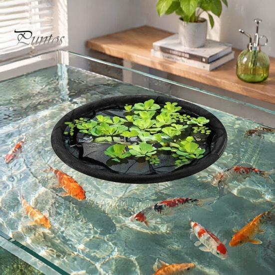 Anello di Sicurezza per Piante Acquatiche Fioriera Galleggiante per Stagno, Rete Barriera per Pesci, Protettore, Isola da 18" per Piante Anello da 24" 31", Stagni da Giardino a Rete,