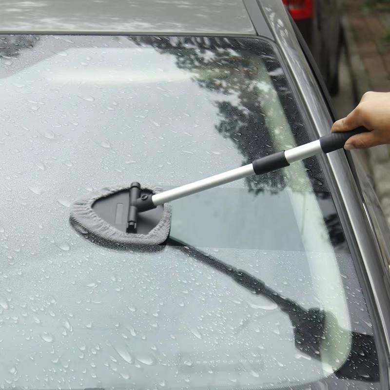 Teleskopická sada kartáčů na čištění autoskel a čelního skla Čistič skel z mikrovlákna Čistič autoskel Stěrka Odstraňovač mlhy