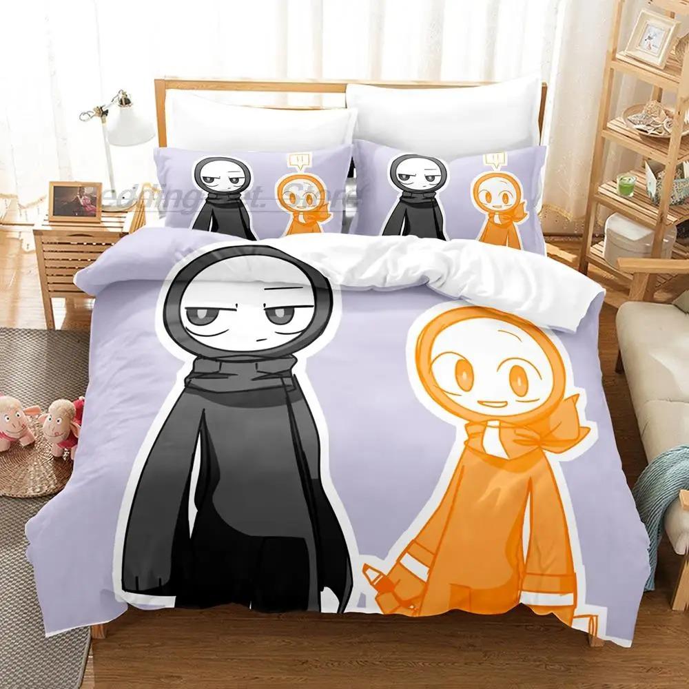 Set Biancheria da Letto Alan Becker Singolo Twin Full Queen King Size Set Letto Aldult Ragazzi Camera da Letto Copripiumino Set Stampa 3D Gioco Be