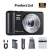 Portable Ccd Camera Campus Student Party 72 Million High Definition Card Machine 5k Shooting Digital Camera Home