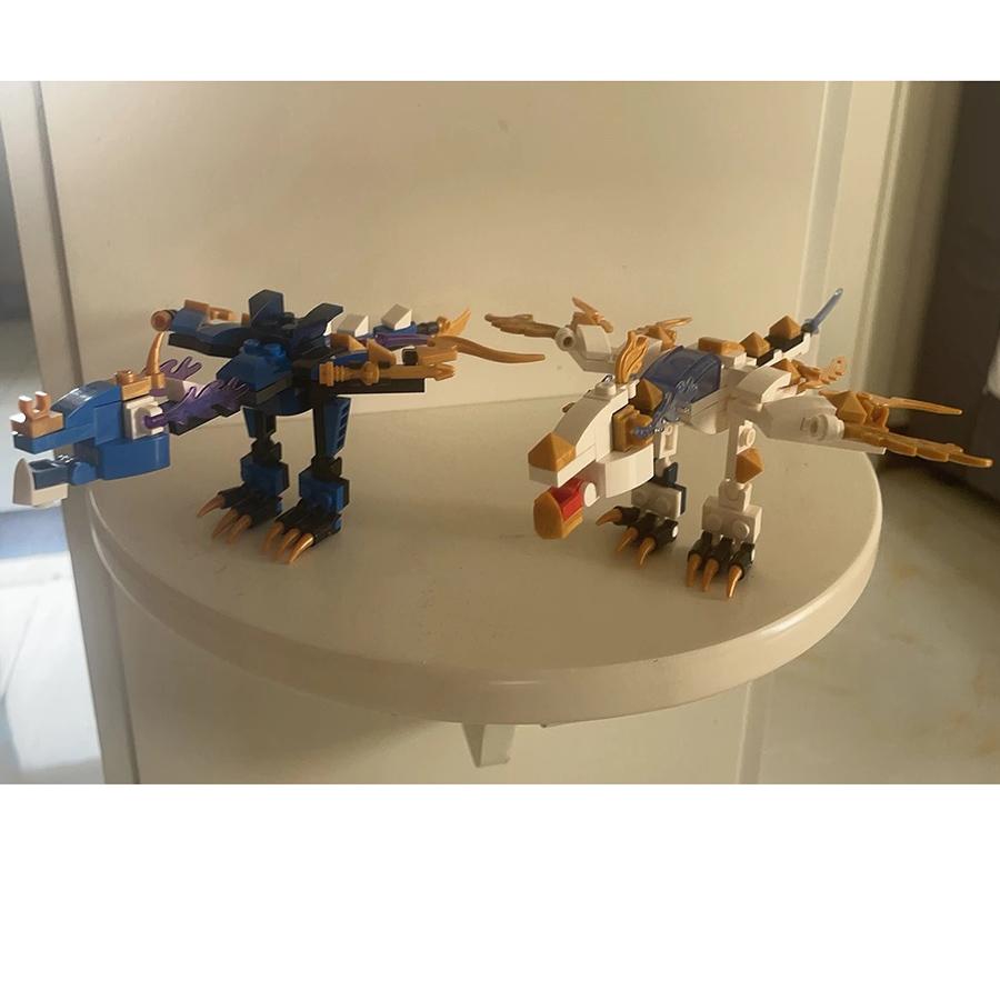 4 blocs de construction de dragon ninja fantôme de style mini figurines kit de briques modèle de film classique jouets pour enfants garçons pour enfants