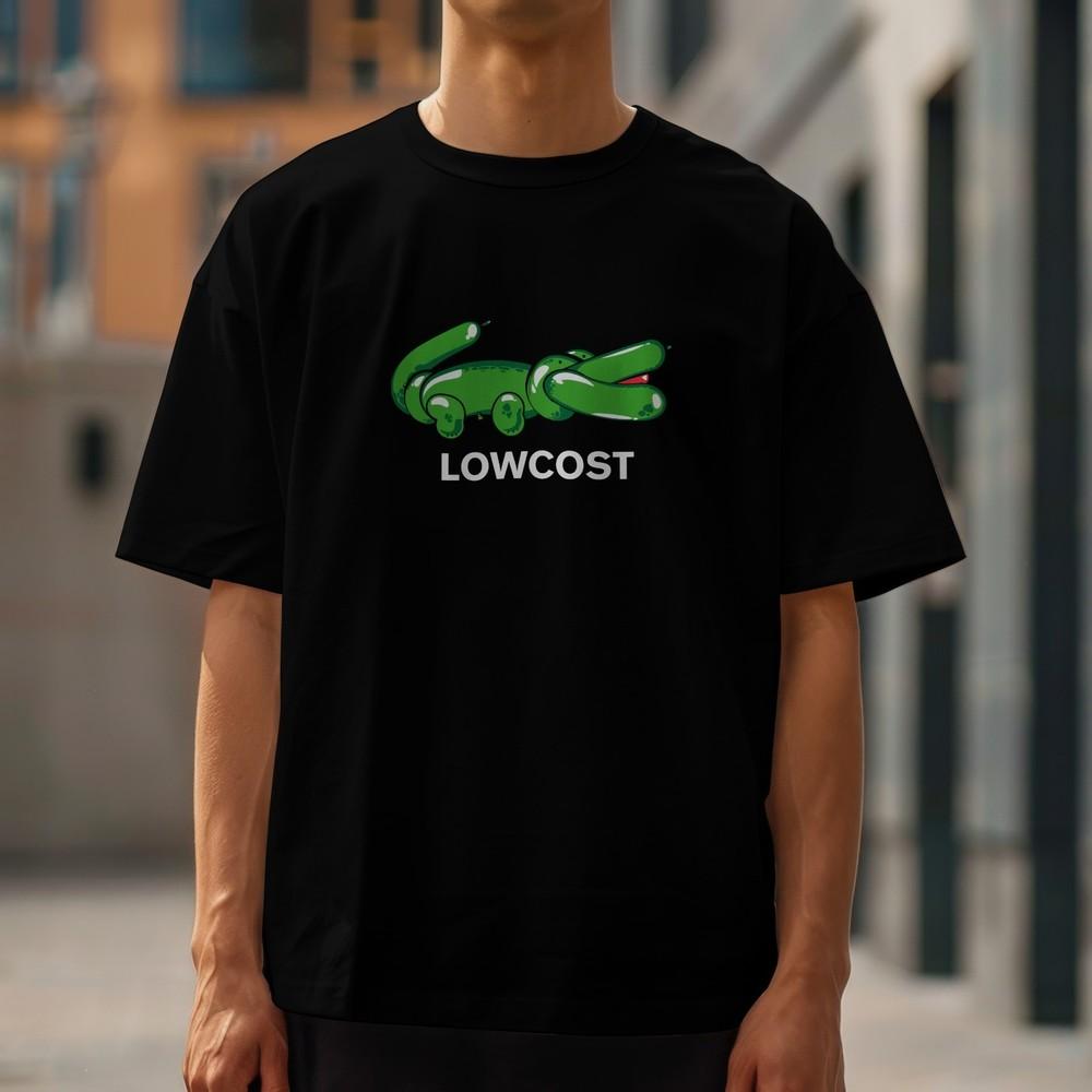 

ДЕШЕВАЯ футболка Забавная пародия на крокодила Топ с воздушным шаром Оригинальная футболка 104 3XL