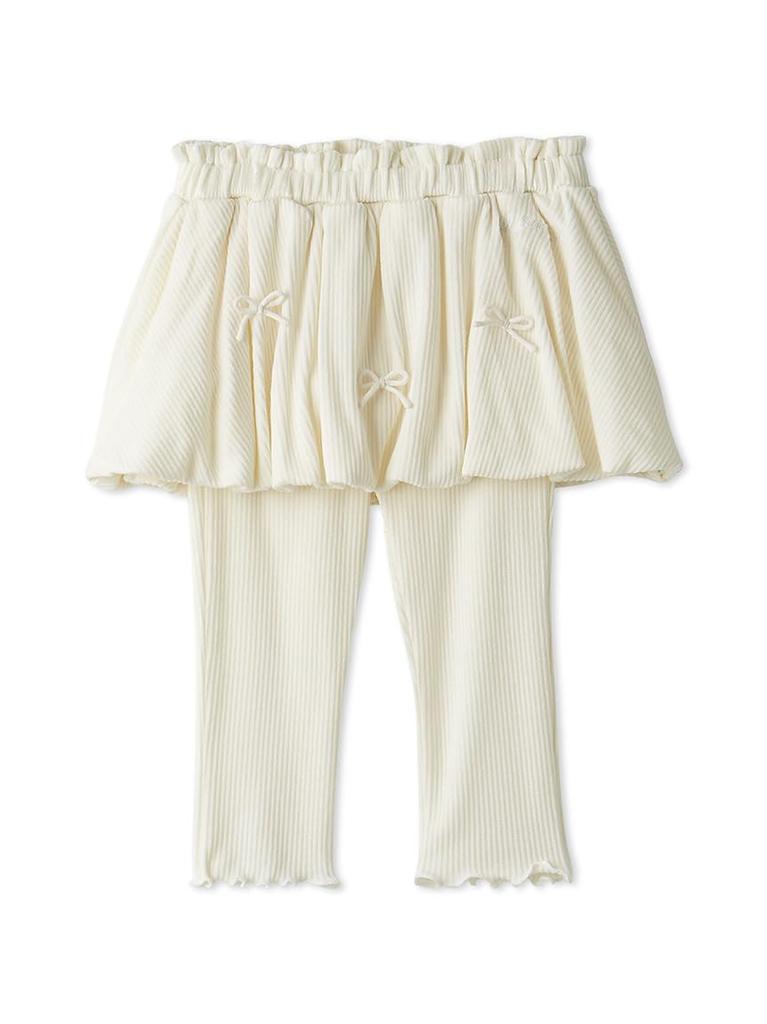 Gelato Pique Baby Whipped Cream Skirt Leggings (PBCP254192 CRM)