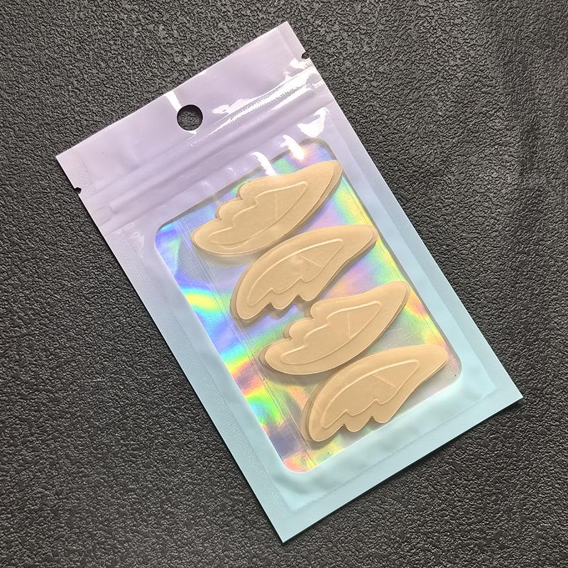 

Skin-Tone Elf Ear Stickers with Angel Wing Design - Strong, Painless, Invisible Support for Protruding Ears, Enhances Facial Slimness.