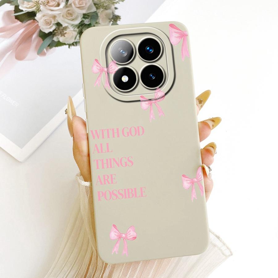 

For Xiaomi Redmi Note 14 Pro Plus Case 14Pro 4G Soft Silicone Cover flower Cherry Phone Case For Redmi Note14 14Pro+ Coque Funda Note 14 Pro Plus