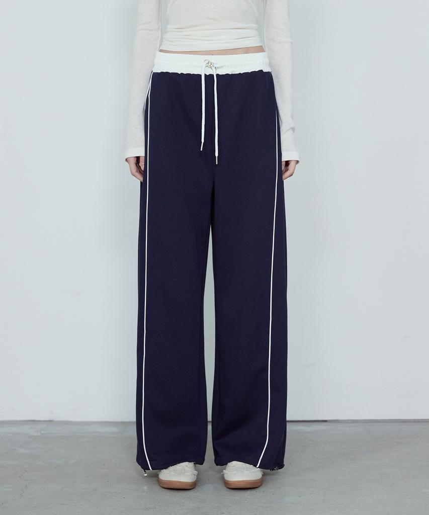 NON AND NON Contour Line Two-Way Banding Wide Pant_Nftr5307