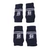 4pcs Dog Elbow Protector Cotton Polyurethane Comfortable Elastic Stylish Letter Pattern Pet Elbow Protective Sleeve