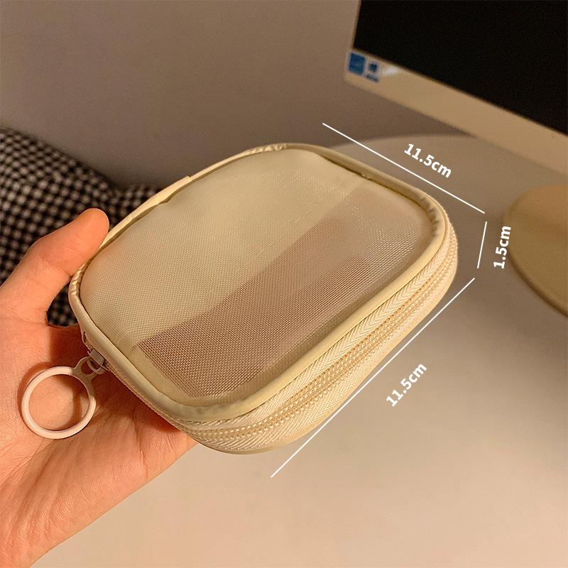 

2024 Large Capacity Travel Makeup Organizer Bag – Portable & Convenient Toiletry Mesh Storage