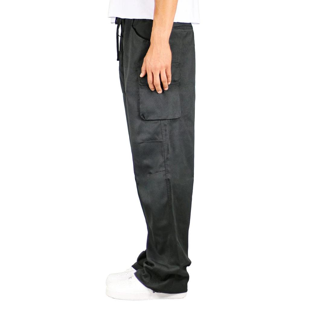 Haipeodenim Black Cloud Fit Cargo Pants