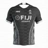 2026 New Fiji Rugby Large Size Jersey Men's Summer Breathable Quick Dry Outdoor 3D Printed Casual Fitness T-shirt FamilyMatching