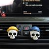 Car Air Freshener Vent Clip Skull Car Air Freshener Diffuser 2Pcs Skull Car Air Freshener Clips Car Diffuser Odor Eliminator For